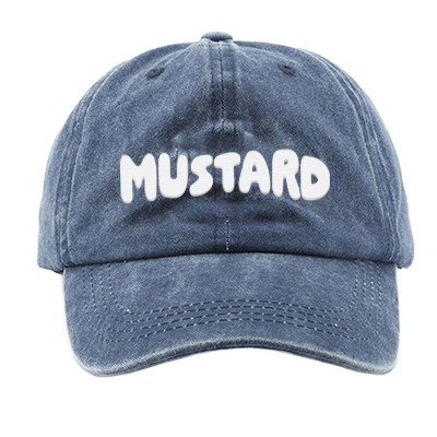 Mustard branded cap